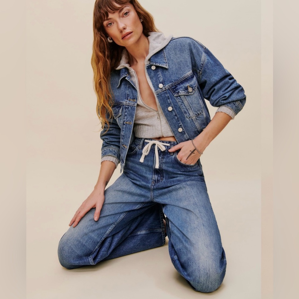 Reformation Blue Denim Jeans